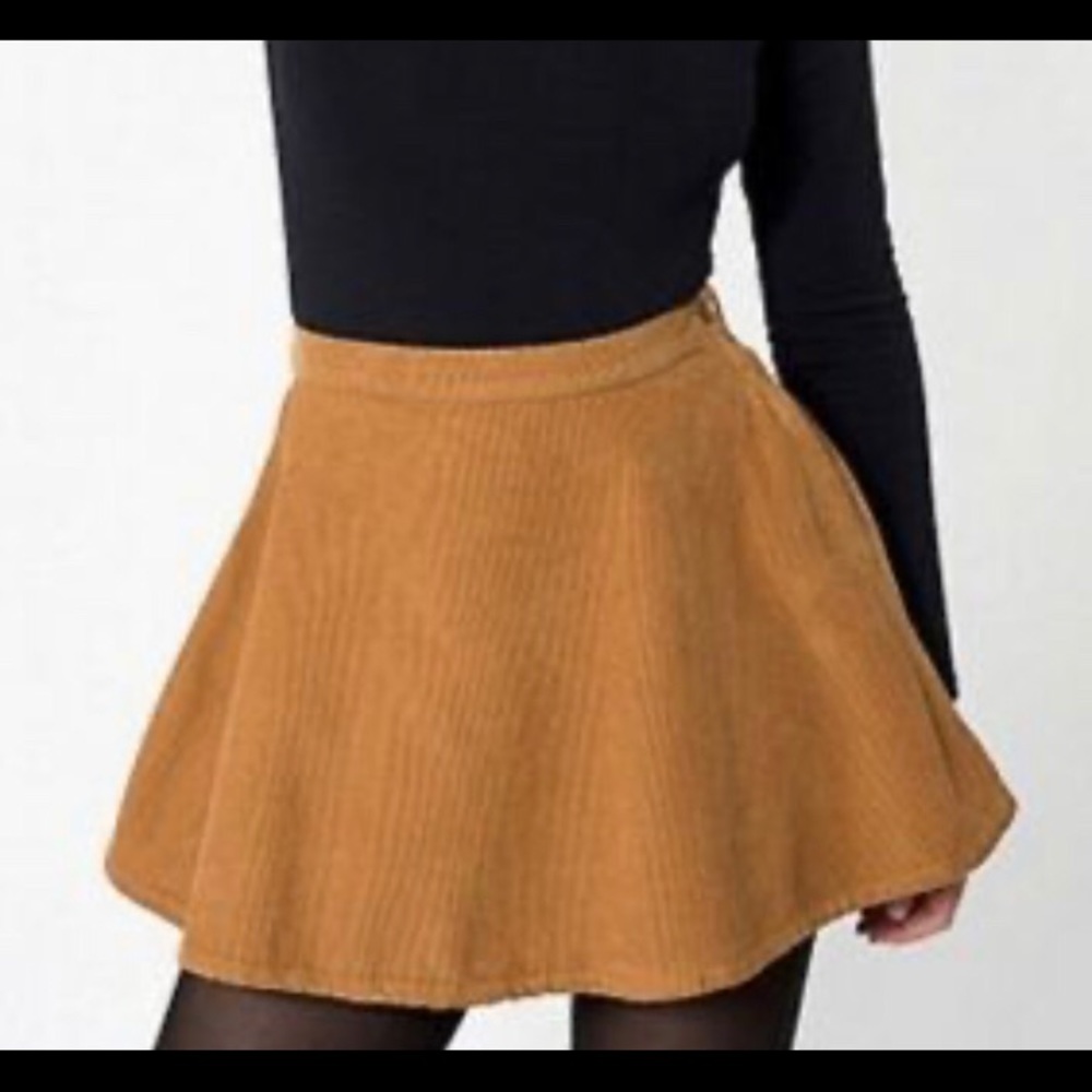American Apparel - Corduroy Skirt. Size medium